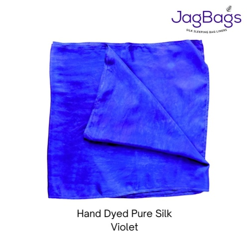 JagBag Long Silk Scarf - Violet